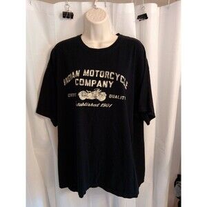 Unique Indian Motorcycle Company Black XL Jackson Ridgeland, MS T-Shirt USA